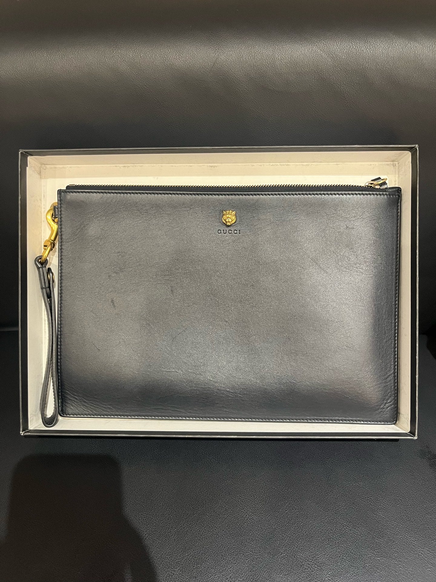 Versace Black Clutch
