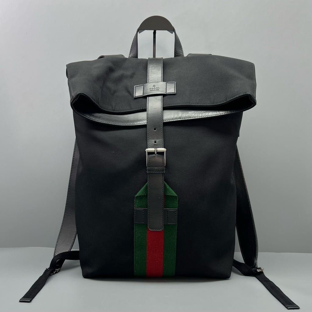 Gucci Canvas Black Backpack