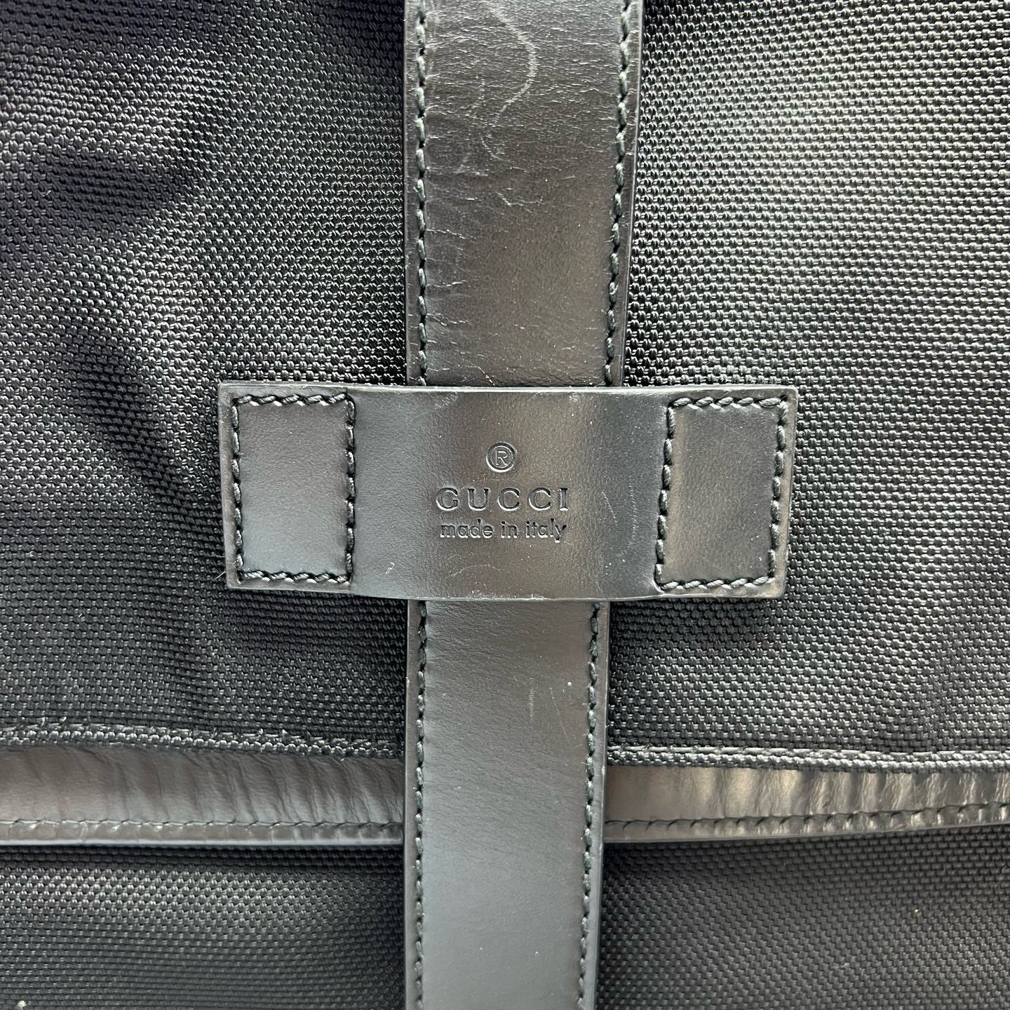 Gucci Canvas Black Backpack