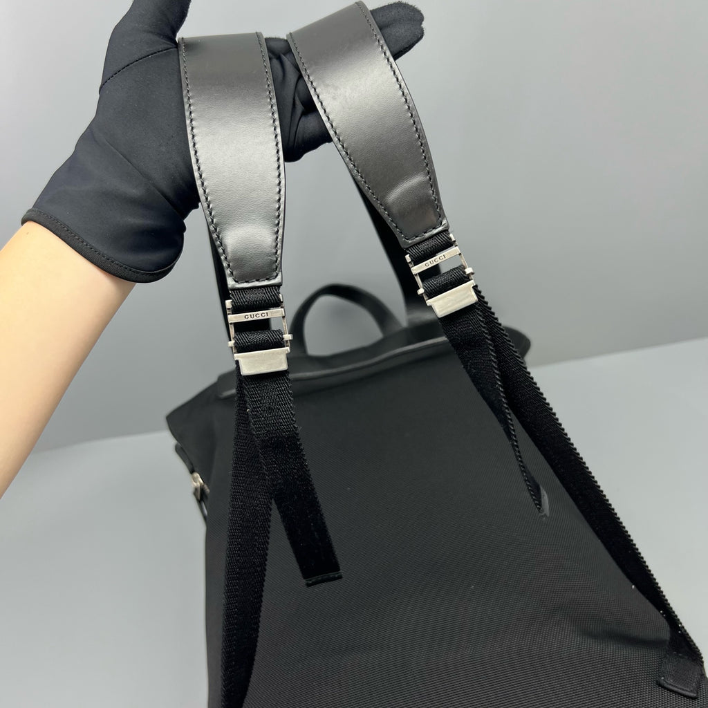 Gucci Canvas Black Backpack