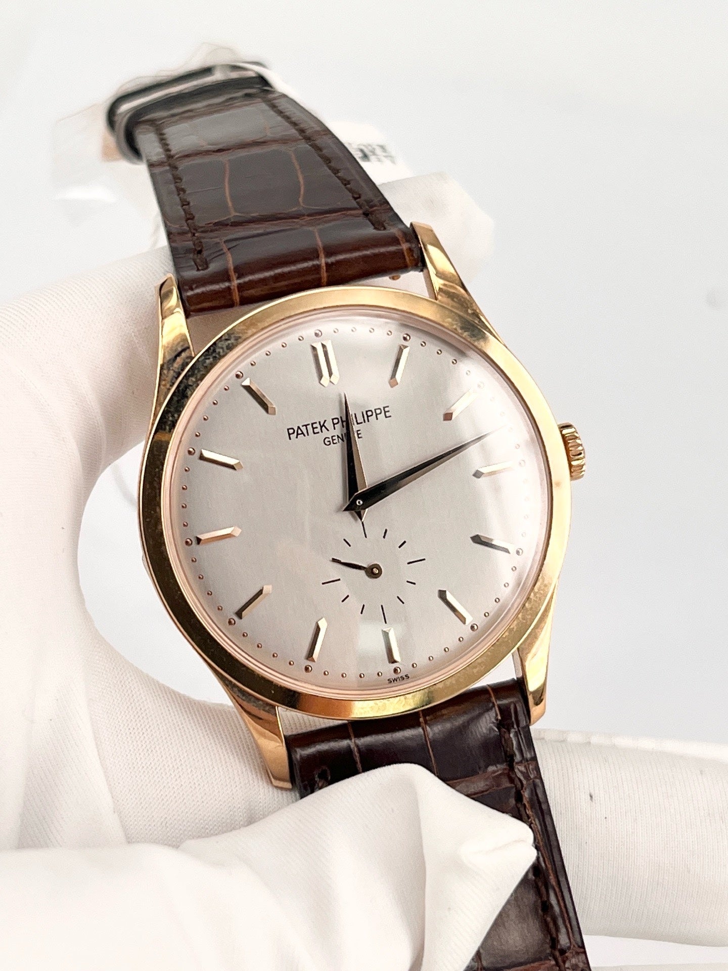 Patek Philippe Rose gold Manual-wind watch