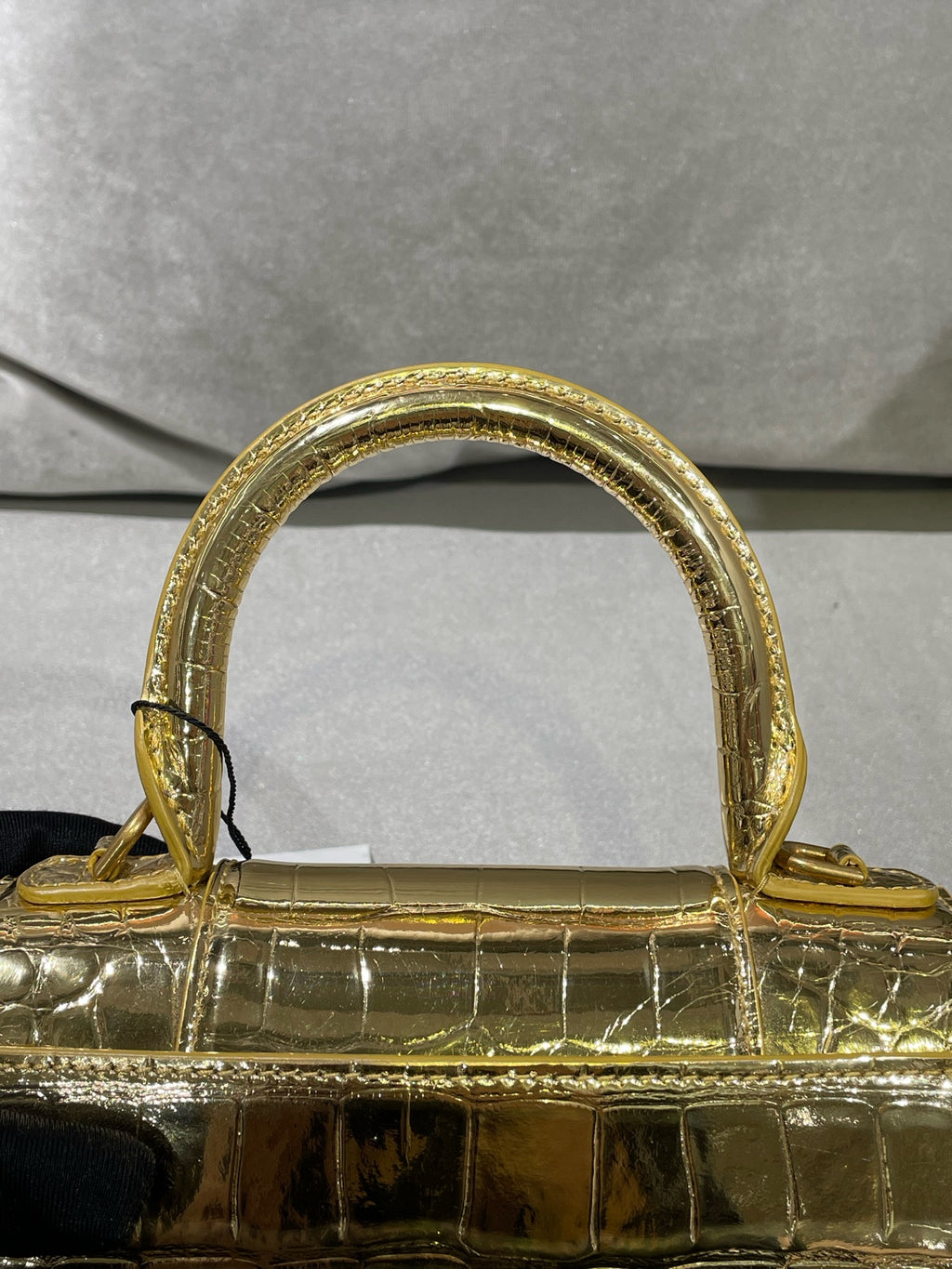 Balenciaga HOURGLASS Gold Crossbody 592833210CU8006