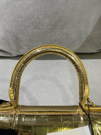 Balenciaga HOURGLASS Gold Crossbody 592833210CU8006