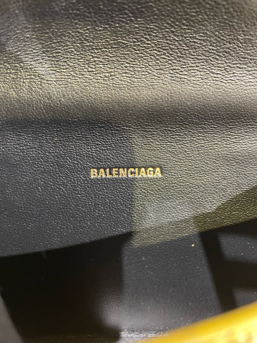 Balenciaga HOURGLASS Gold Crossbody 592833210CU8006