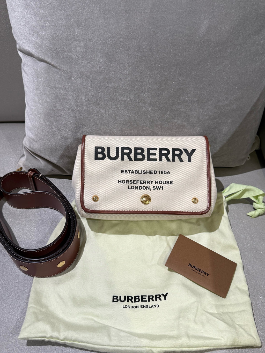 Burberry Canvas Beige Crossbody 80518441