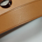 Hermes Canvas Brown Shoulder Bag 915813