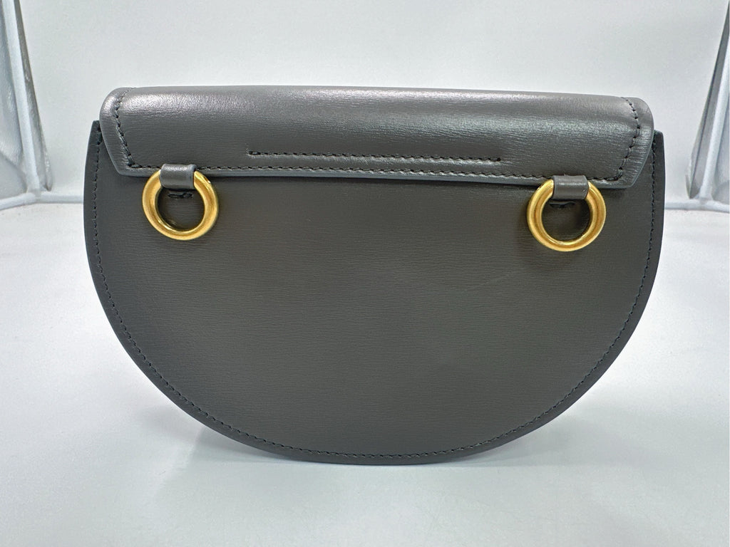 Chloe Gray Saddle Bag