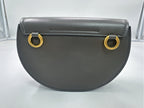 Chloe Gray Saddle Bag