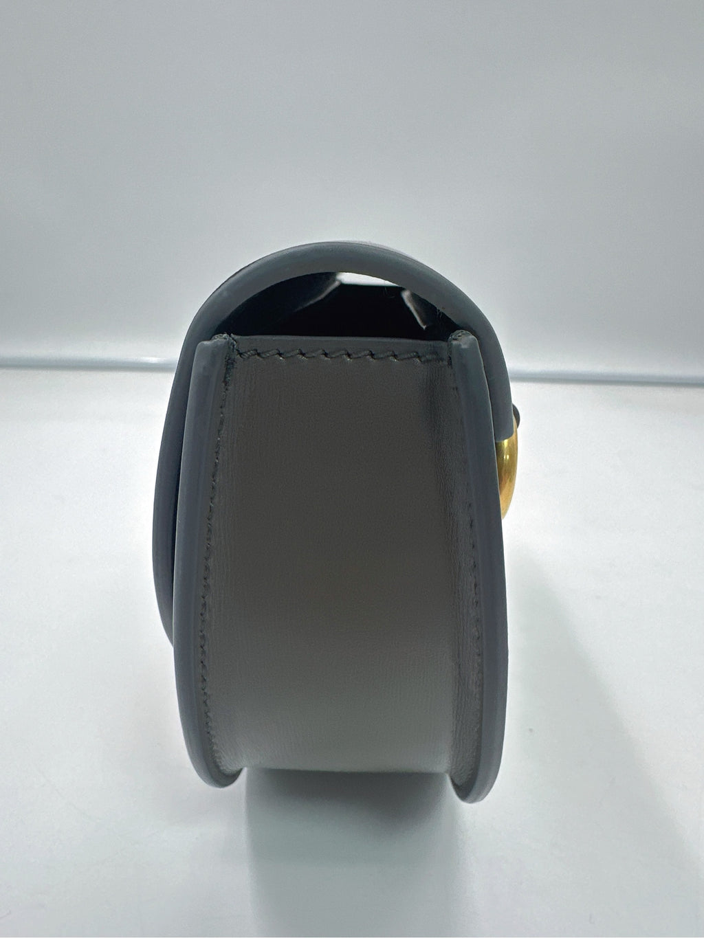 Chloe Gray Saddle Bag