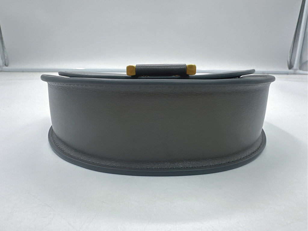 Chloe Gray Saddle Bag
