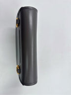 Chloe Gray Saddle Bag