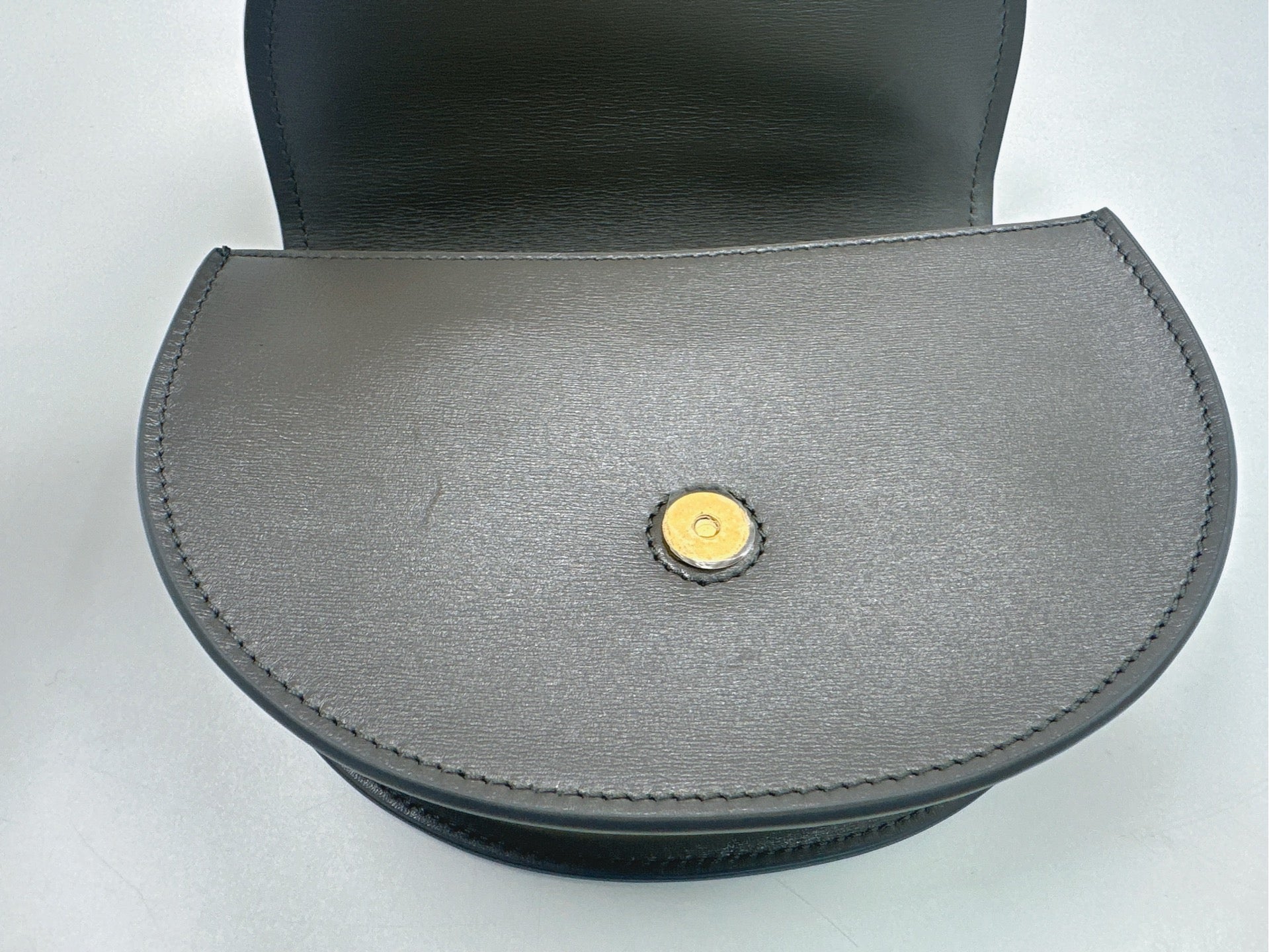 Chloe Gray Saddle Bag
