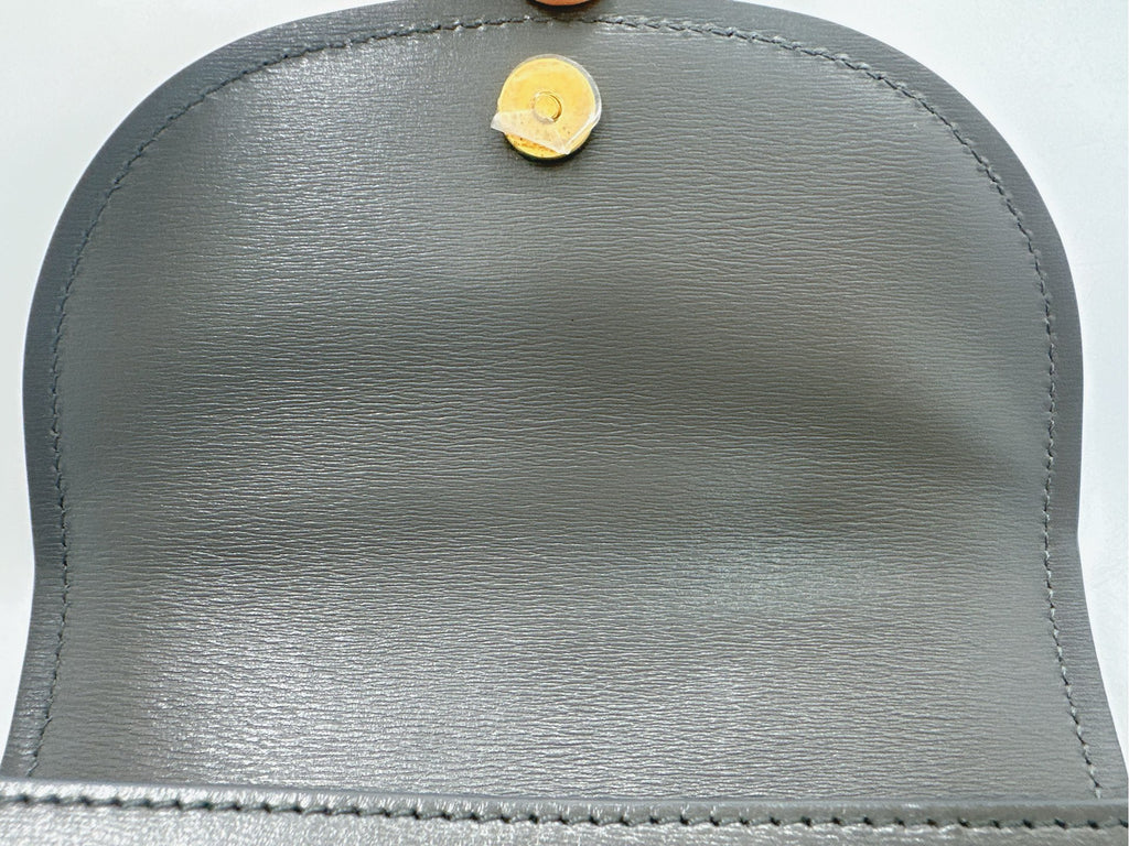 Chloe Gray Saddle Bag