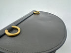 Chloe Gray Saddle Bag