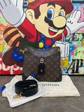 Louis Vuitton Odeon Canvas Black Shoulder Bag