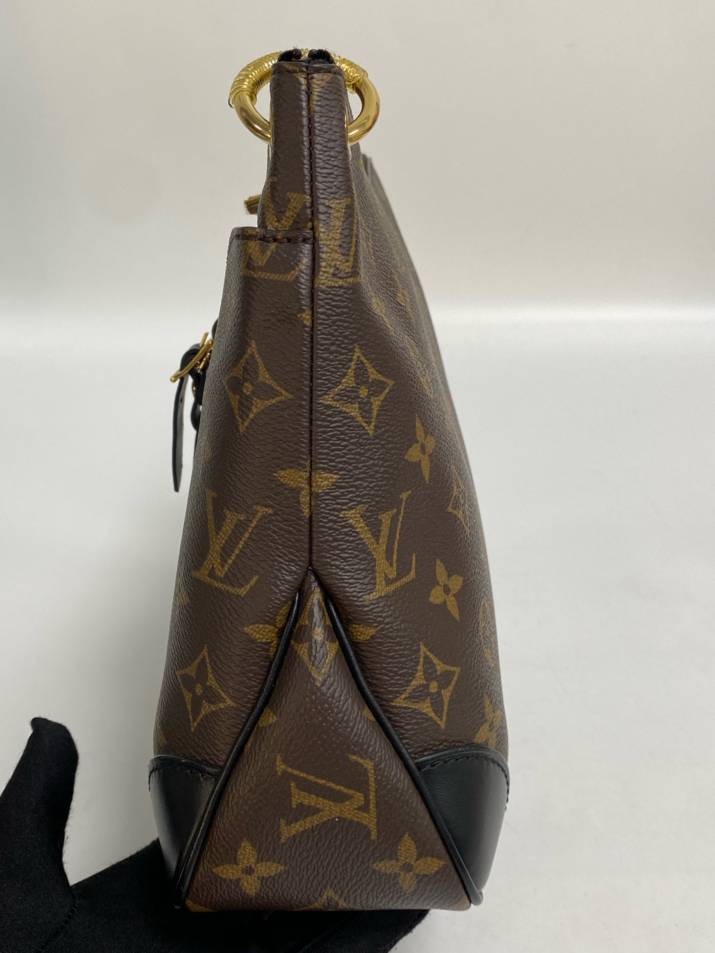 Louis Vuitton Odeon Canvas Black Shoulder Bag