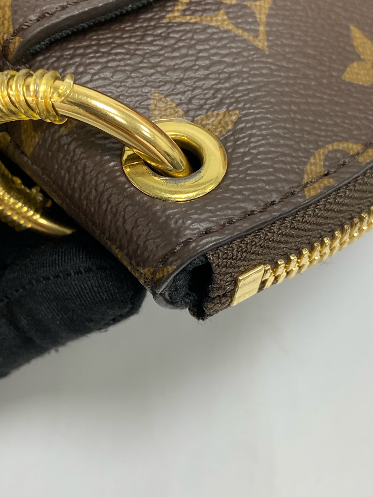 Louis Vuitton Odeon Canvas Black Shoulder Bag