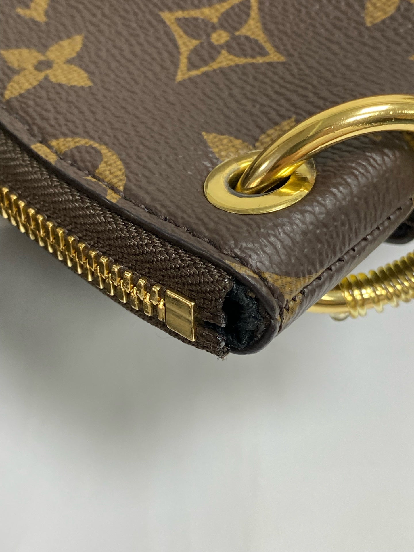 Louis Vuitton Odeon Canvas Black Shoulder Bag