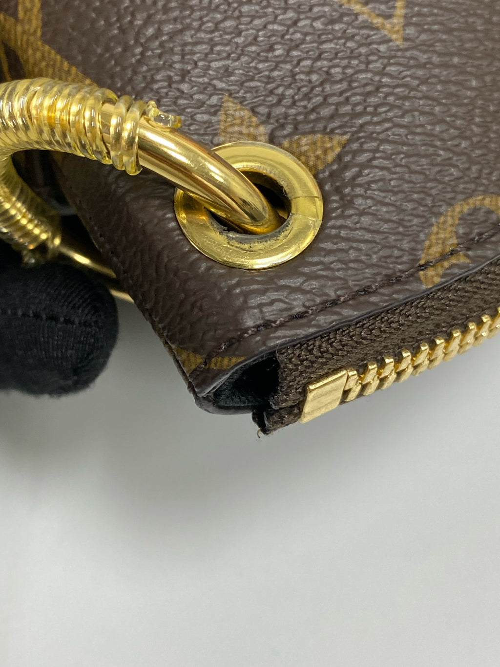 Louis Vuitton Odeon Canvas Black Shoulder Bag