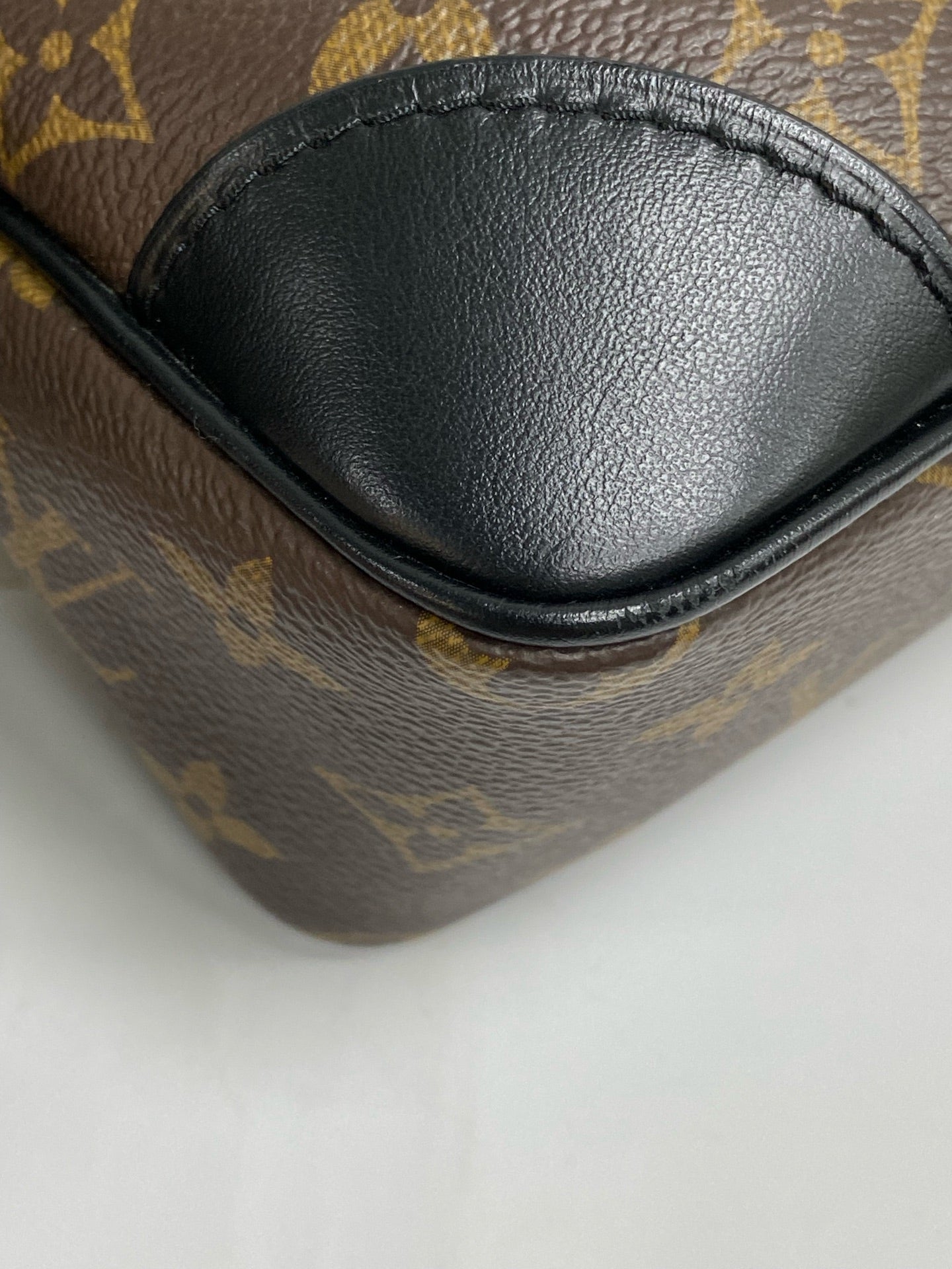 Louis Vuitton Odeon Canvas Black Shoulder Bag