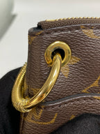 Louis Vuitton Odeon Canvas Black Shoulder Bag