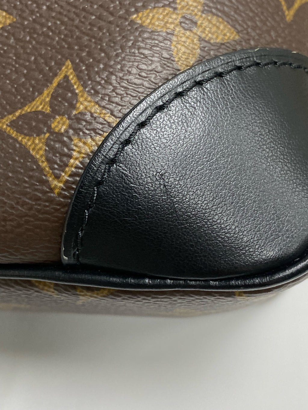 Louis Vuitton Odeon Canvas Black Shoulder Bag