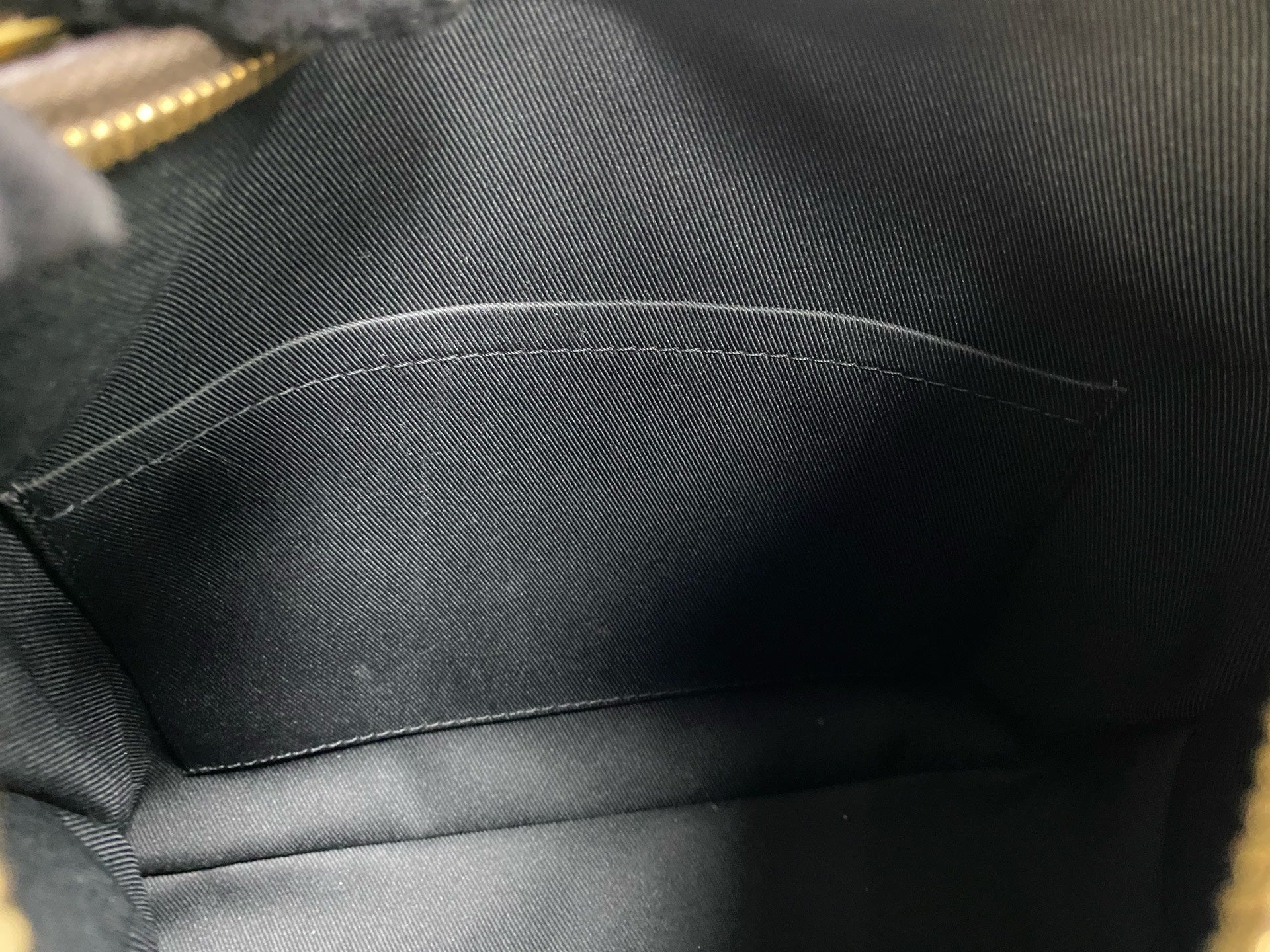 Louis Vuitton Odeon Canvas Black Shoulder Bag