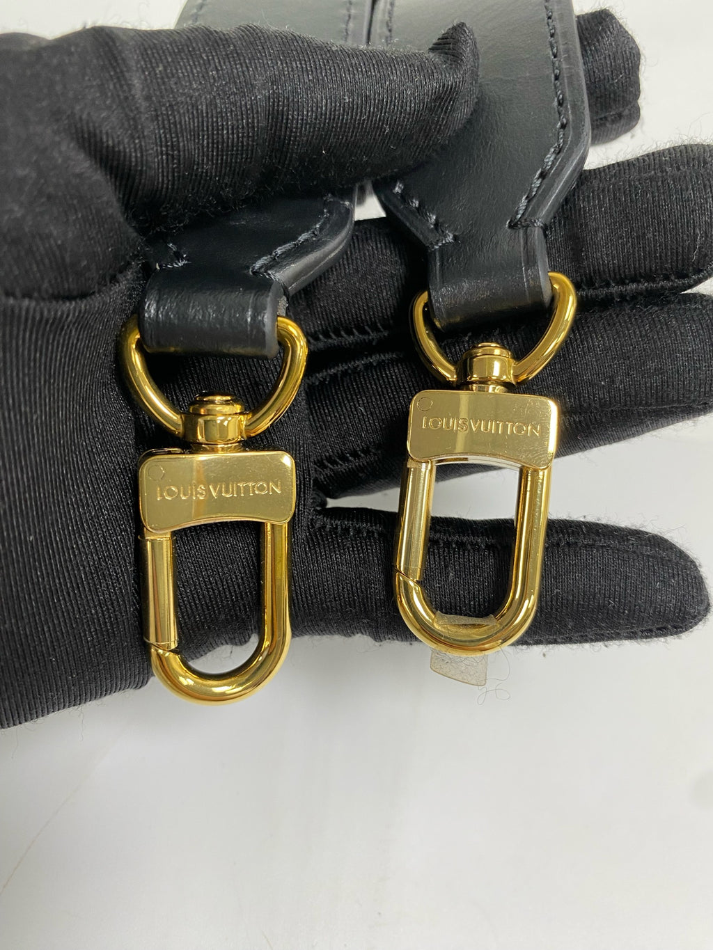 Louis Vuitton Odeon Canvas Black Shoulder Bag