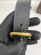 Louis Vuitton Odeon Canvas Black Shoulder Bag