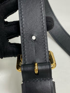 Louis Vuitton Odeon Canvas Black Shoulder Bag