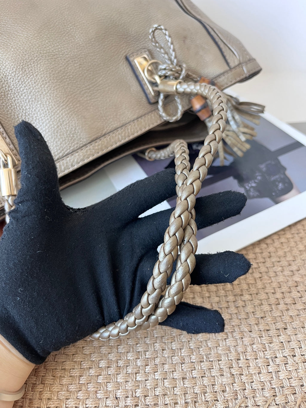 Gucci Leather Tote