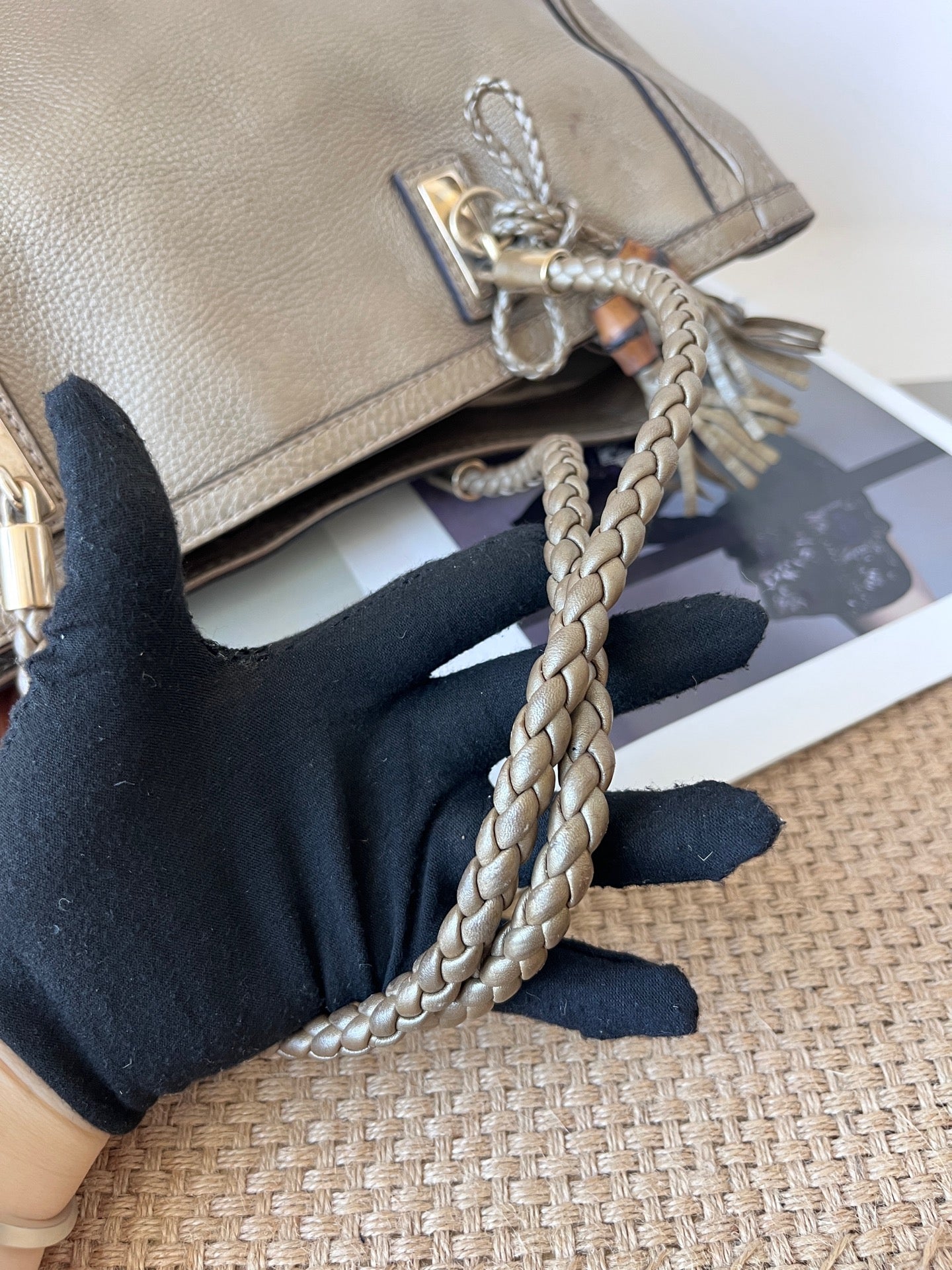 Gucci Leather Tote