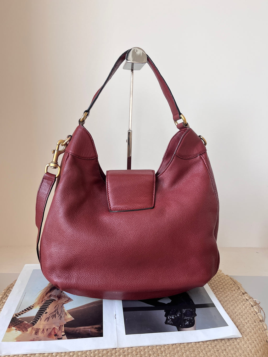 Gucci Leather Red Shoulder Bag