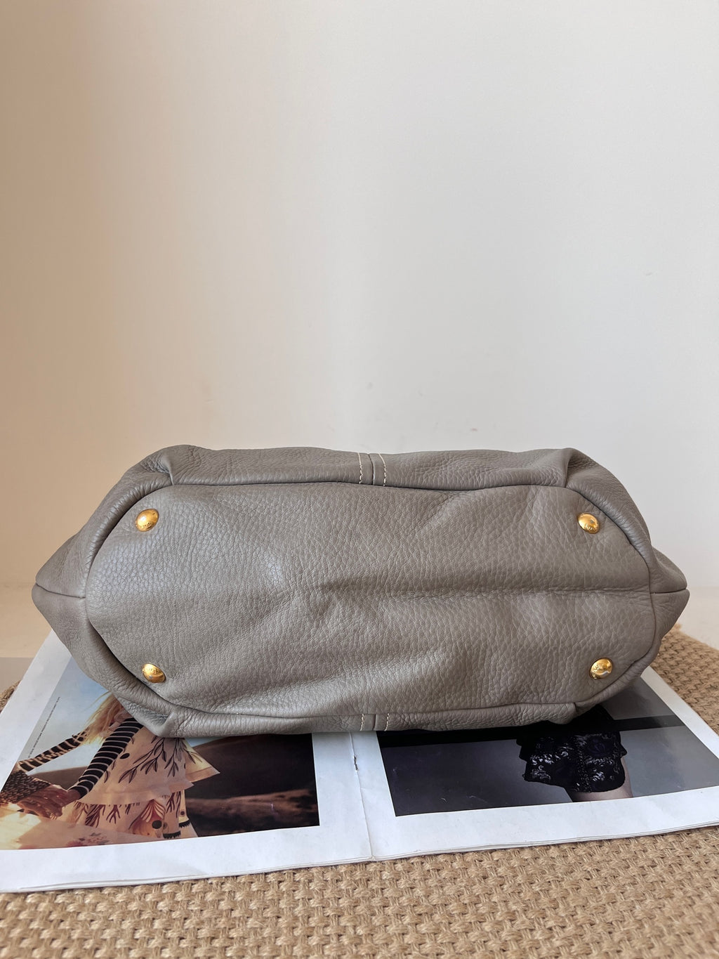 Prada Leather Gray