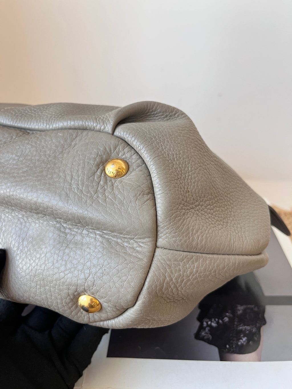 Prada Leather Gray