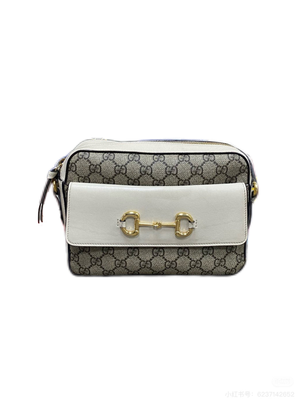 Gucci Classic Canvas White Shoulder Bag