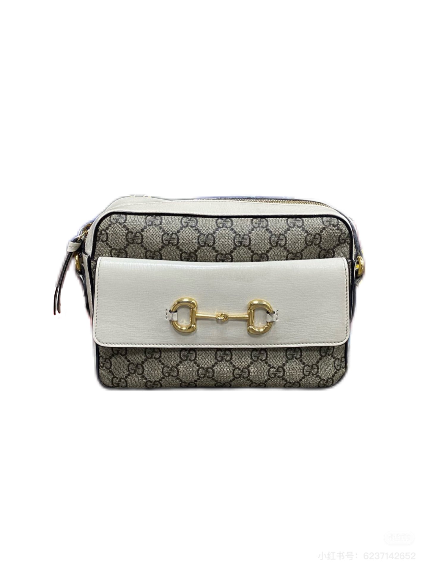 Gucci Classic Canvas White Shoulder Bag