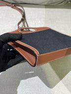 Burberry Mini pocket bag Canvas Black Crossbody 80317461
