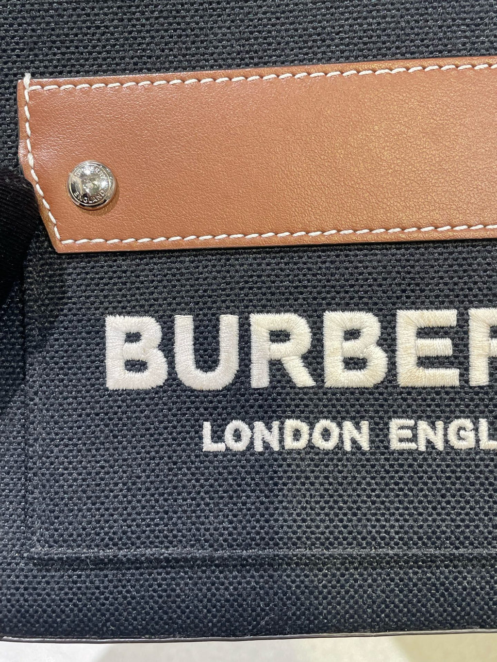 Burberry Mini pocket bag Canvas Black Crossbody 80317461
