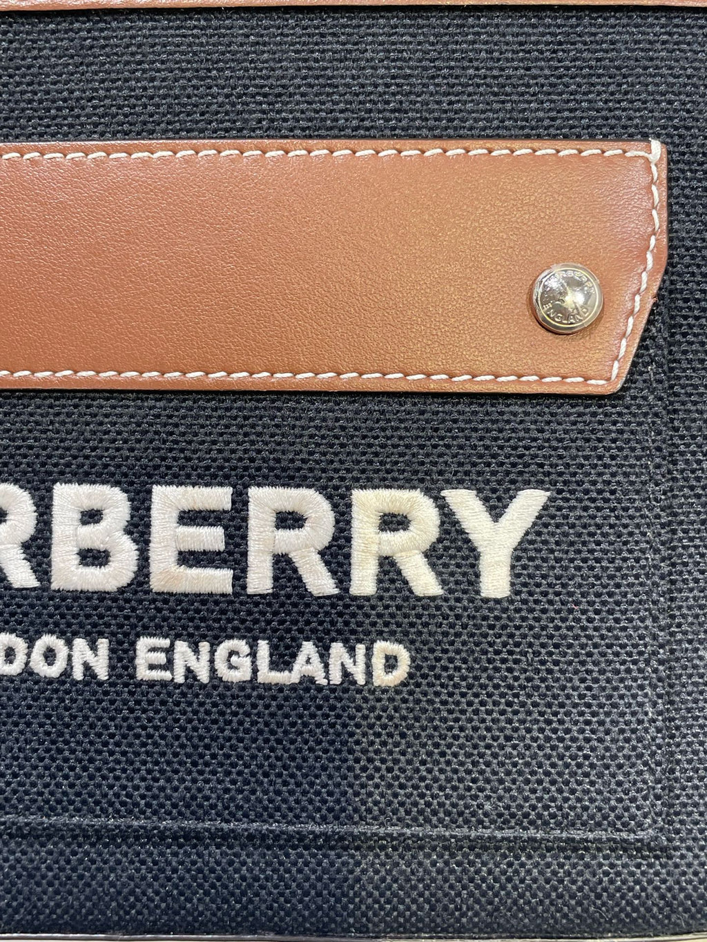 Burberry Mini pocket bag Canvas Black Crossbody 80317461
