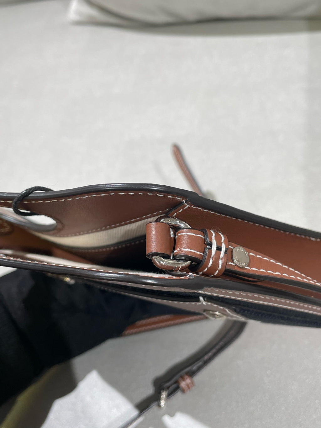Burberry Mini pocket bag Canvas Black Crossbody 80317461