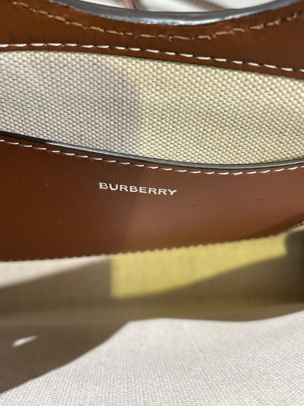 Burberry Mini pocket bag Canvas Black Crossbody 80317461
