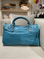Balenciaga Blue Satchel 115748-D94JT-4915