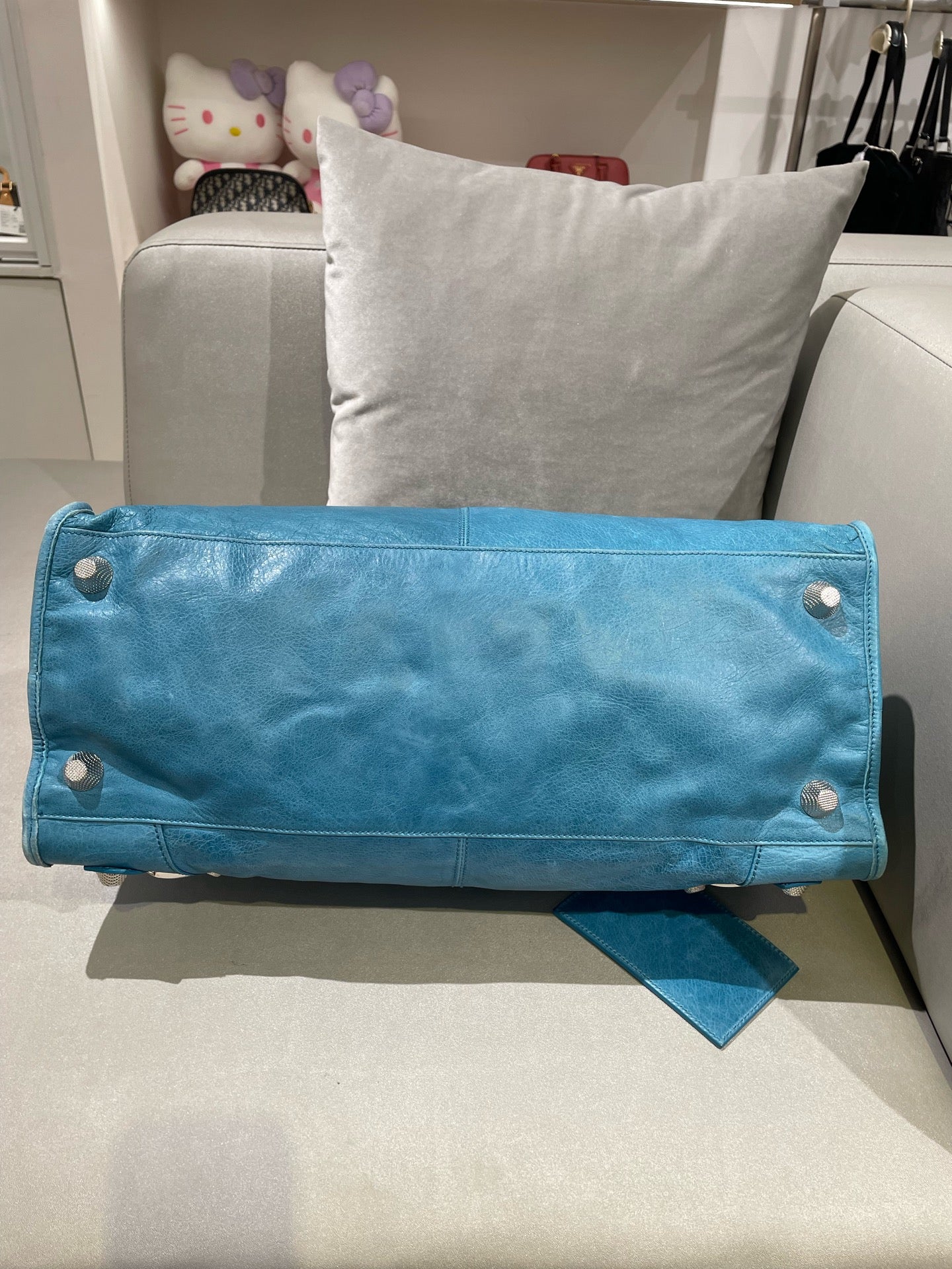 Balenciaga Blue Satchel 115748-D94JT-4915