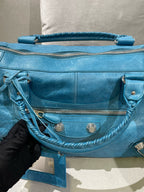 Balenciaga Blue Satchel 115748-D94JT-4915