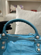 Balenciaga Blue Satchel 115748-D94JT-4915
