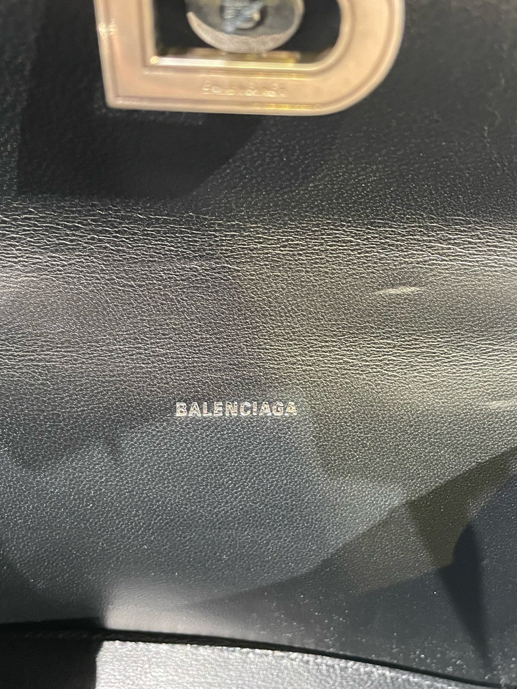 Balenciaga HOURGLASS Black Crossbody 7487492AAGQ1000