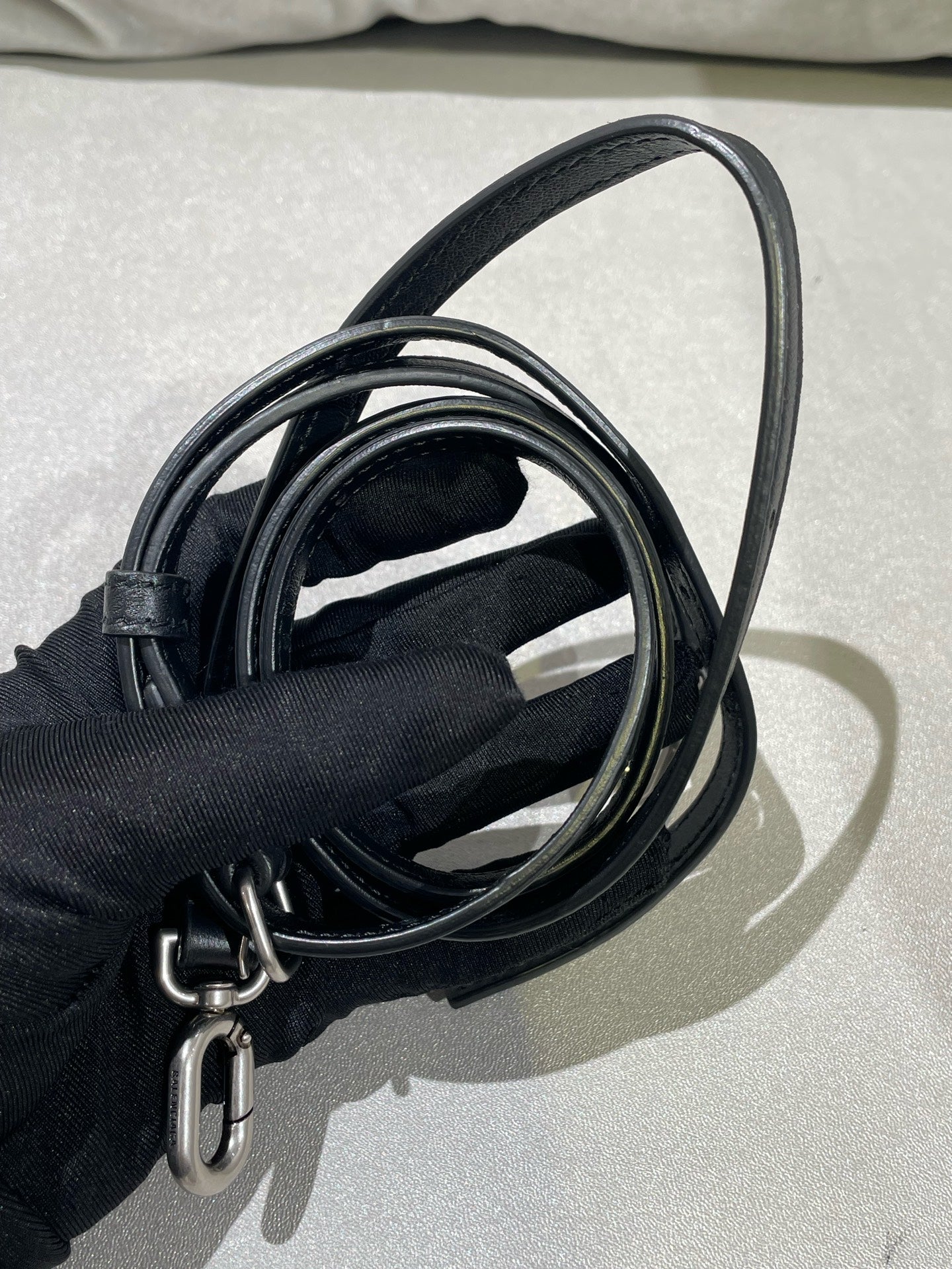 Balenciaga HOURGLASS Black Crossbody 7487492AAGQ1000