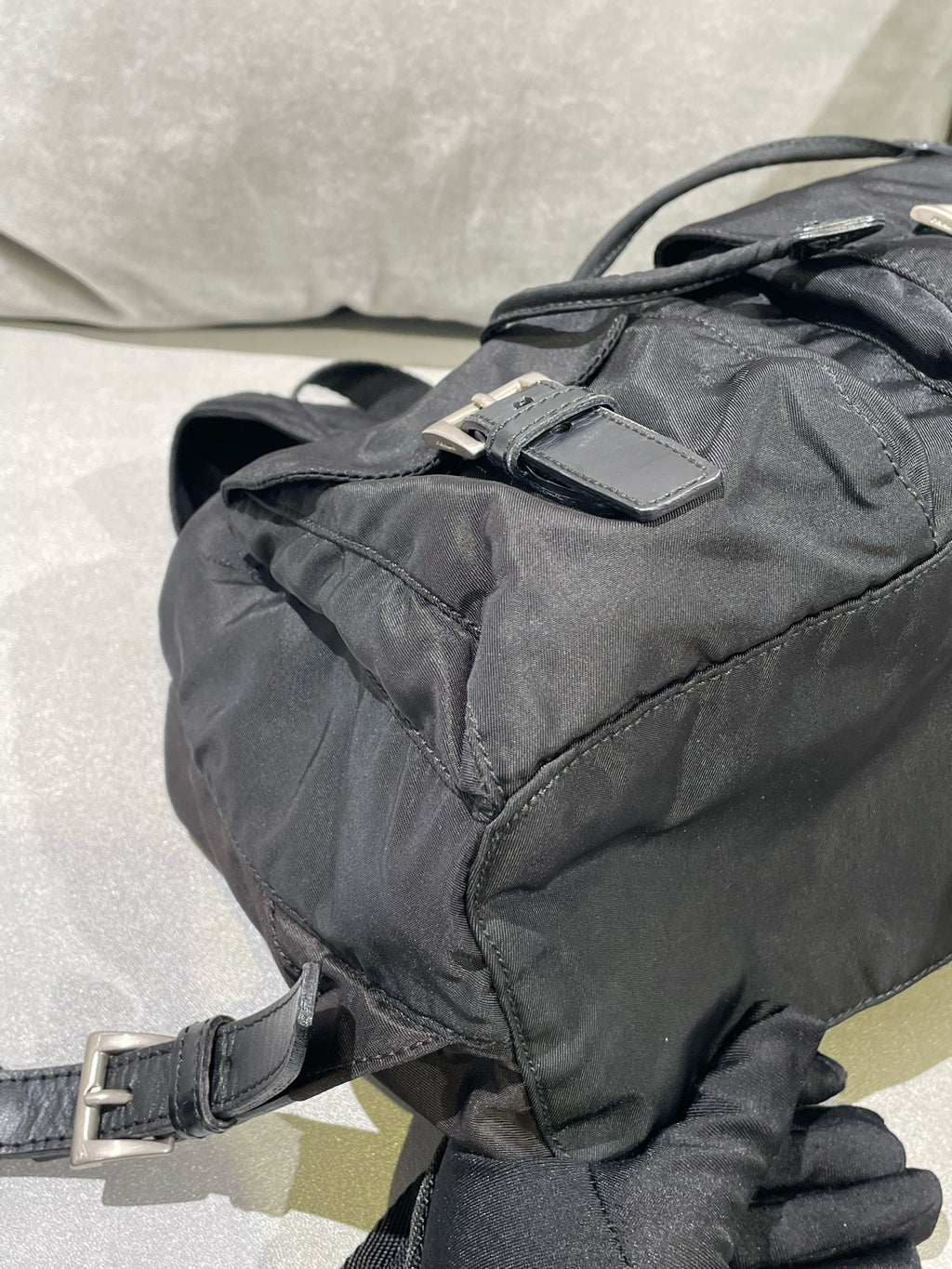 Prada Cordura Black Backpack 1BZ677_RV44_F0002_V_OOO
