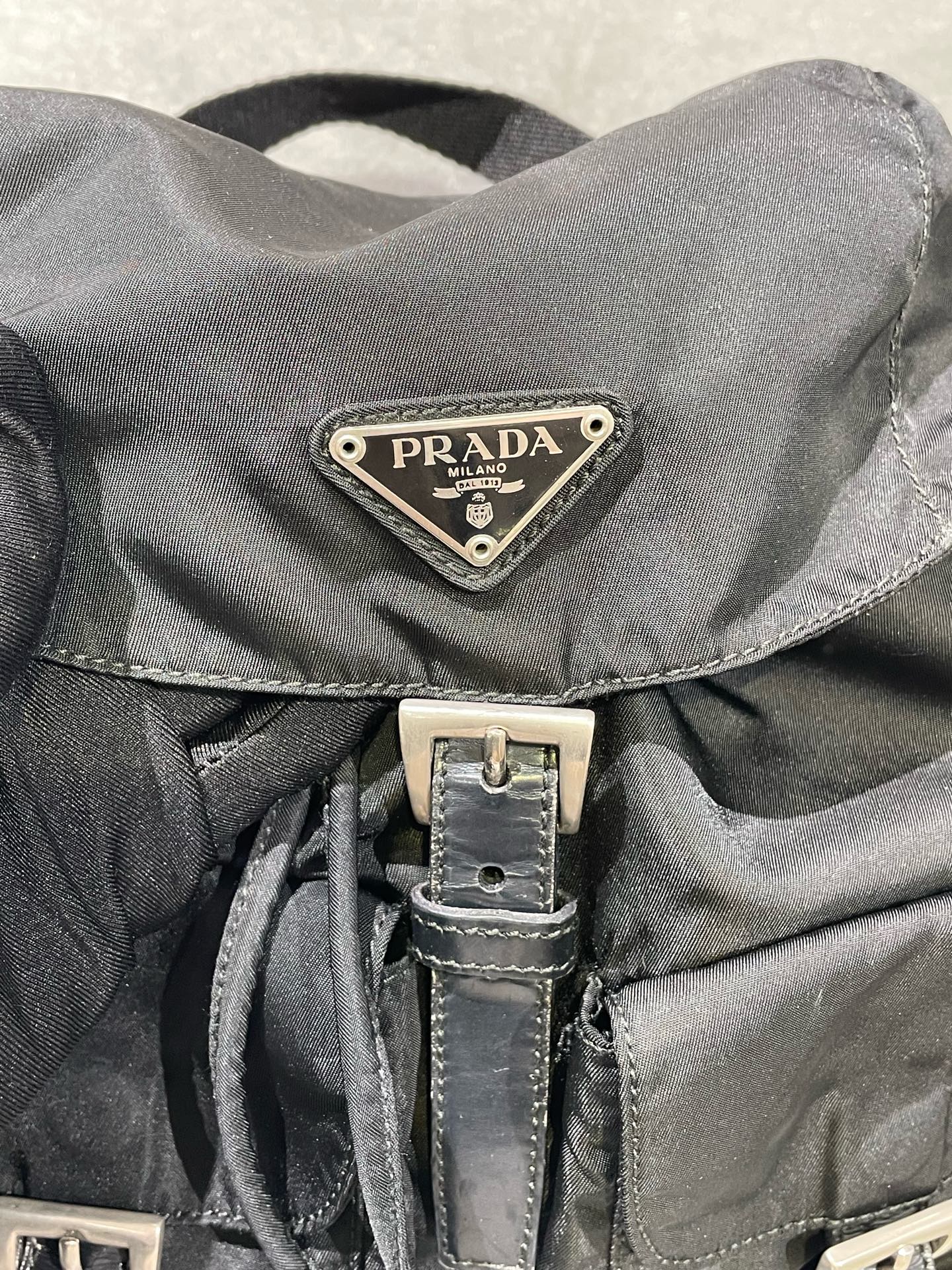 Prada Cordura Black Backpack 1BZ677_RV44_F0002_V_OOO